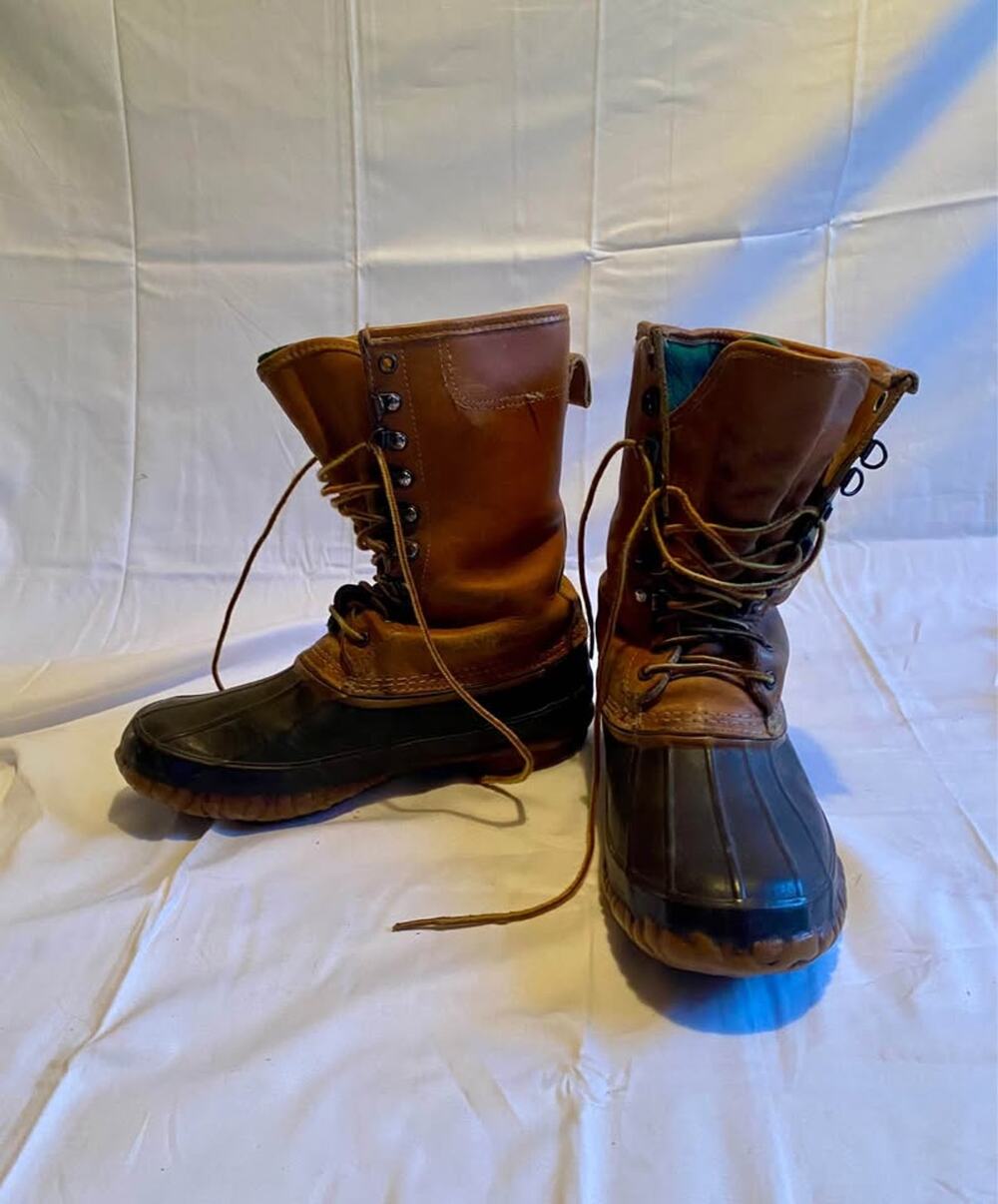 Cabela’s Men’s Brown Waterproof Work Rain Boots Size 11